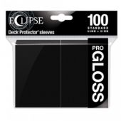 UltraPro Standard Sleeves Gloss Eclipse Jet Black (100 Sleeves)
