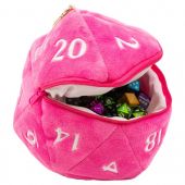 Ultra Pro D20 Plush Dice Bag Hot Pink