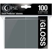 UltraPro Standard Sleeves Gloss Eclipse Smoke Grey (100 Sleeves)