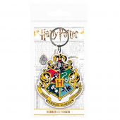 Keychain Harry Potter: Hogwart's Crest (6cm-rubber)