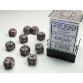 Chessex CHX25920 Speckled Granite D6 12mm Dice Set (36 pcs)