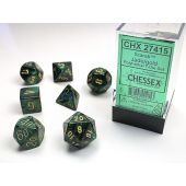 Chessex CHX27415 Scarab Jade/gold Polyhedral 7-Die Set