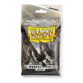 Dragon Shield Standard Perfect Fit Sleeves Clear/Smoke (100 Sleeves)