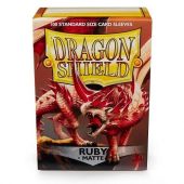 Dragon Shield Standard Matte Ruby (100 Sleeves)