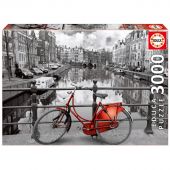 Educa Rode fiets in Amsterdam (3000)