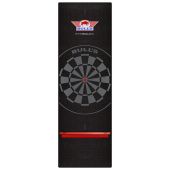 Bull's Carpet Dart Mat Black + Oche 300x95cm