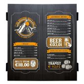 Bull's Beer Menu Deluxe Cabinet Wood Black