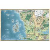 D&D Sword Coast Adventurer's Guide Faerun Map