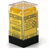 Chessex CHX 23602 Translucent Yellow and White (16mm 12-dice set)