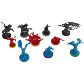 LOTR War of The Ring Colored Plastic Rings Exp