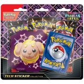 Pokemon TCG Paldean Fates Fidough Tech Sticker 3-Pack Blister