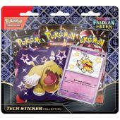 Pokemon TCG Paldean Fates Greavard Tech Sticker 3-Pack Blister