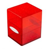 Ultra Pro Satin Cube Glitter Red Deck Box