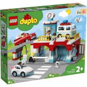 LEGO DUPLO Stad Parkeergarage en wasstraat