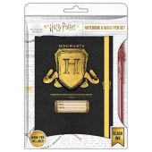 Harry Potter: Hogwarts Crest Wand Notebook And Ballpoint Pen Set