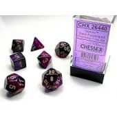 Chessex CHX26440 Gemini Black-Purple/gold Polyhedral 7-Die Set