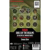 D&D Idols Of The Realms: Scales & tails Snake Den 2D Set