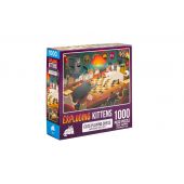 Exploding Kittens Cats Playing Chess Puzzle 1000pcs