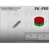 Neodym Magnet Round 1x1mm (10x)