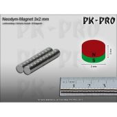 Neodym Magnet Round 3x2mm (10x)