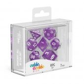 Oakie Doakie Dice RPG Set: Speckled Purple