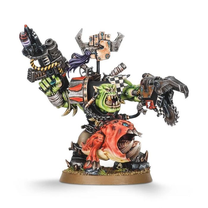 Orks: Ork Warboss with Attack Squig