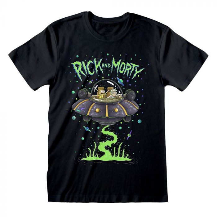 Rick & Morty T-Shirt Space Cruiser Size L