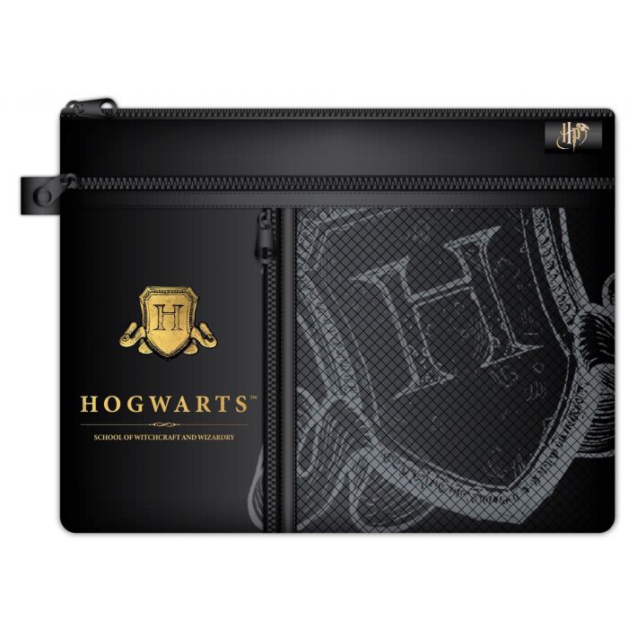Harry Potter: Hogwarts Crest Multi Pocket Study Pouch