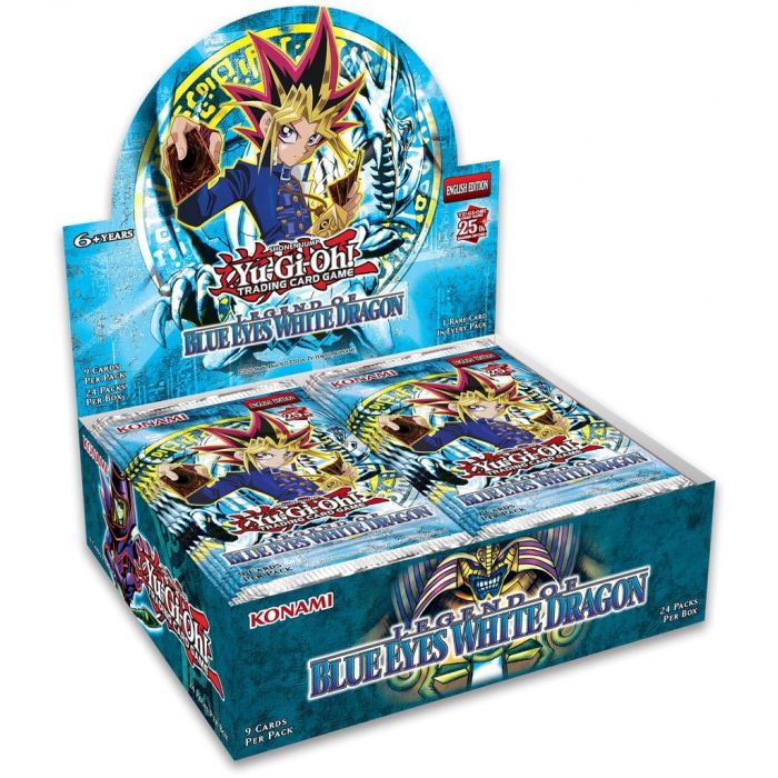 YuGiOh Legendary Collection 25th Anniversary Legend Of Blue-Eyes White Dragon Display (24 Packs) - EN