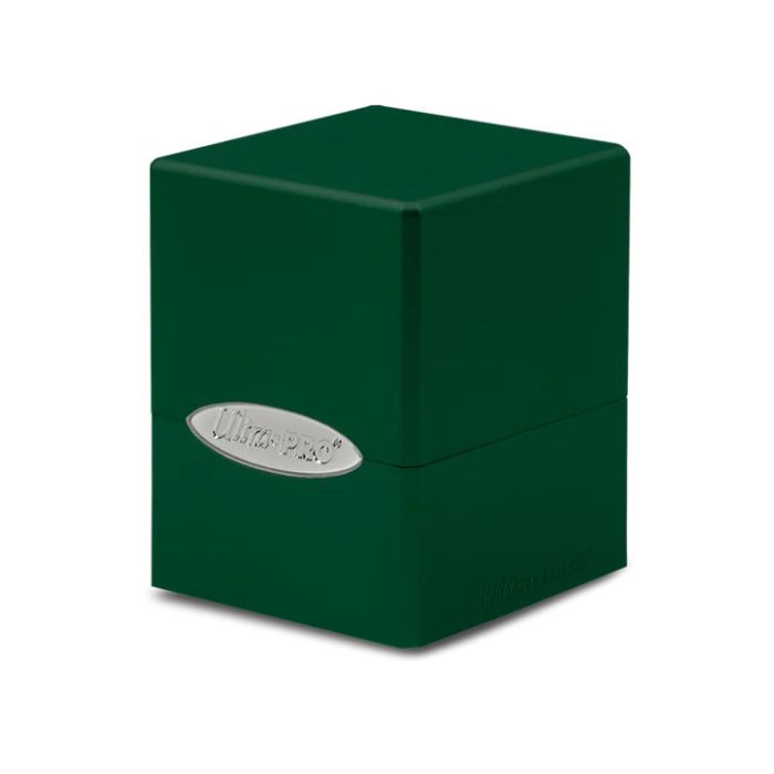 Ultra Pro Satin Cube Hi-Gloss Emerald Green Deck Box