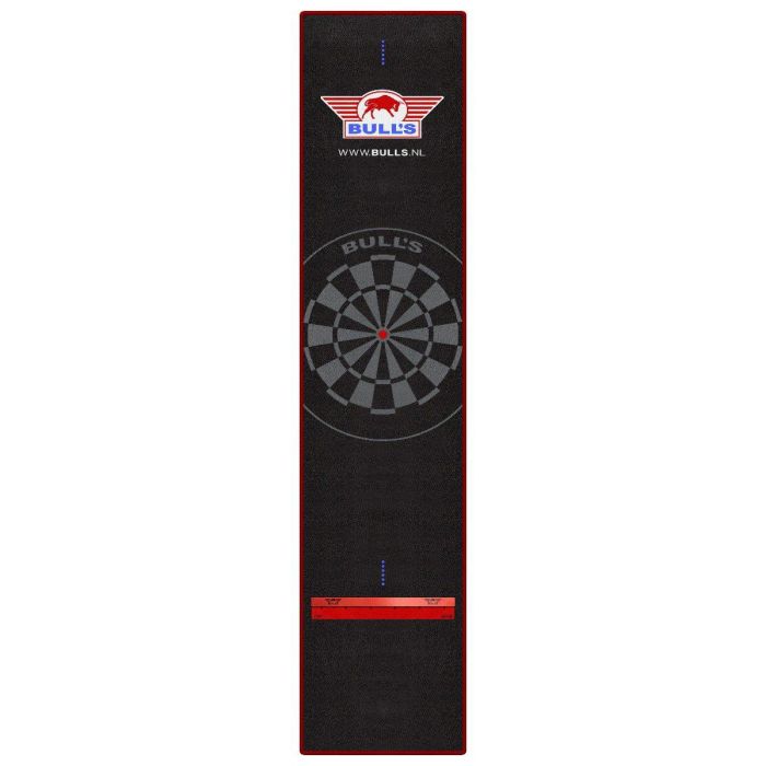 Bull's Carpet Dart Mat Black-Red + Oche 300x65cm