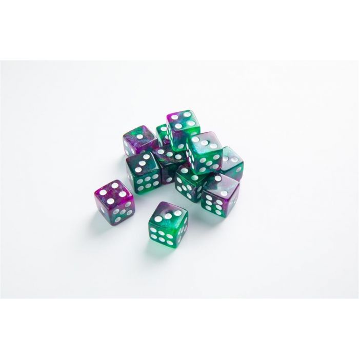 Gamegenic: Galaxy Series Aurora D6 Dice Set 16 Mm (12 Pcs)