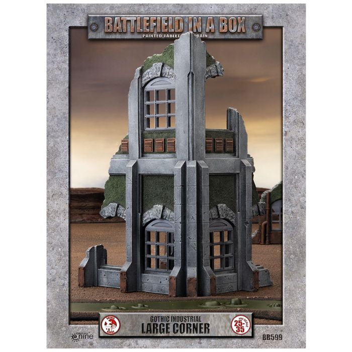 Battlefield In A Box Gothic Industrial Ruins Large Corner