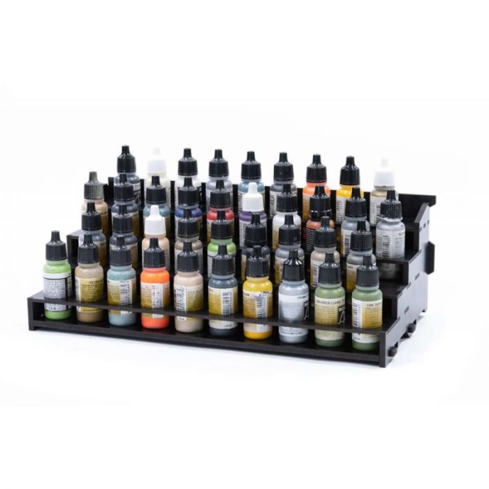 Color shelf top for dropper bottles
