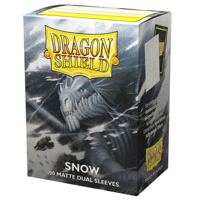 Dragon Shield Dual Matte Sleeves Snow 'Nirin' (100 Sleeves)