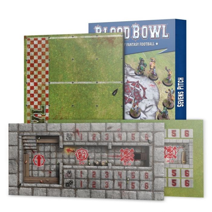 Blood Bowl Sevens Pitch Pitch & Dugouts