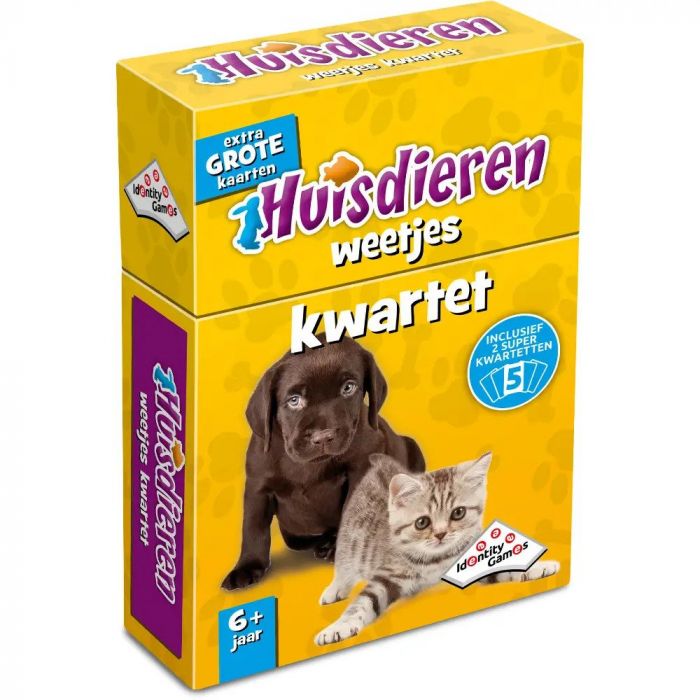 Huisdieren Kwartet Spel - NL