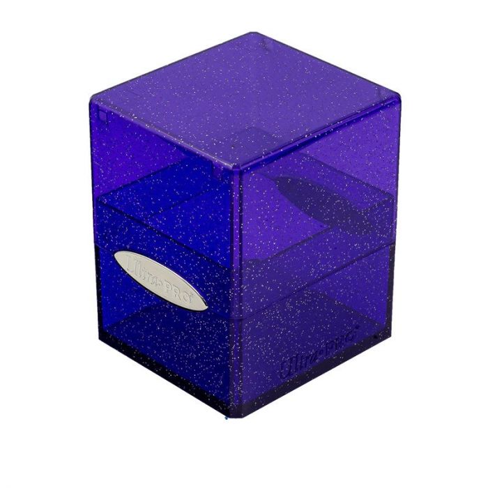 Ultra Pro Satin Cube Glitter Purple Deck Box