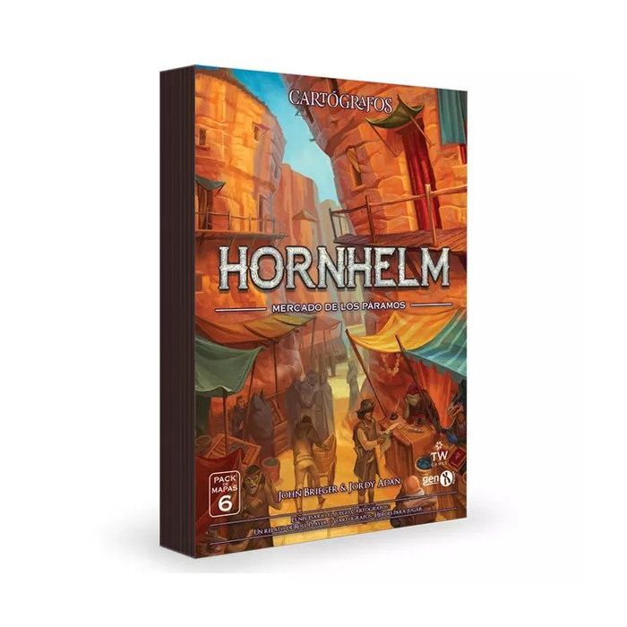 Cartographers Heroes Map Pack 6: Hornhelml Wasteland Market