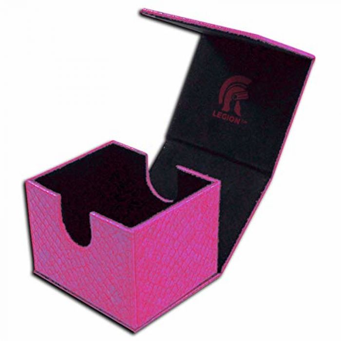 Legion Deckbox Hoard V2 Dragon Hide Pink
