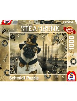 Steampunk Hond, 1000 stukjes