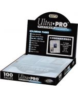 UltraPro Platinum 9-Pocket Pages (11 Hole) Display (100 Pages)